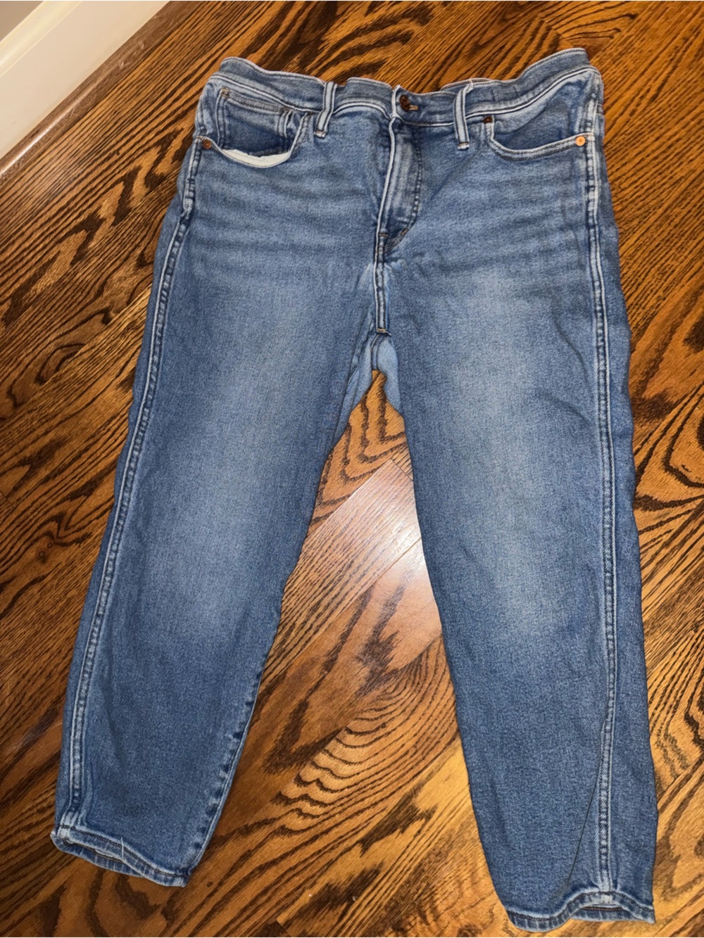Madewell Women’s Stovepipe Jeans 32p — Medium Blue Wash